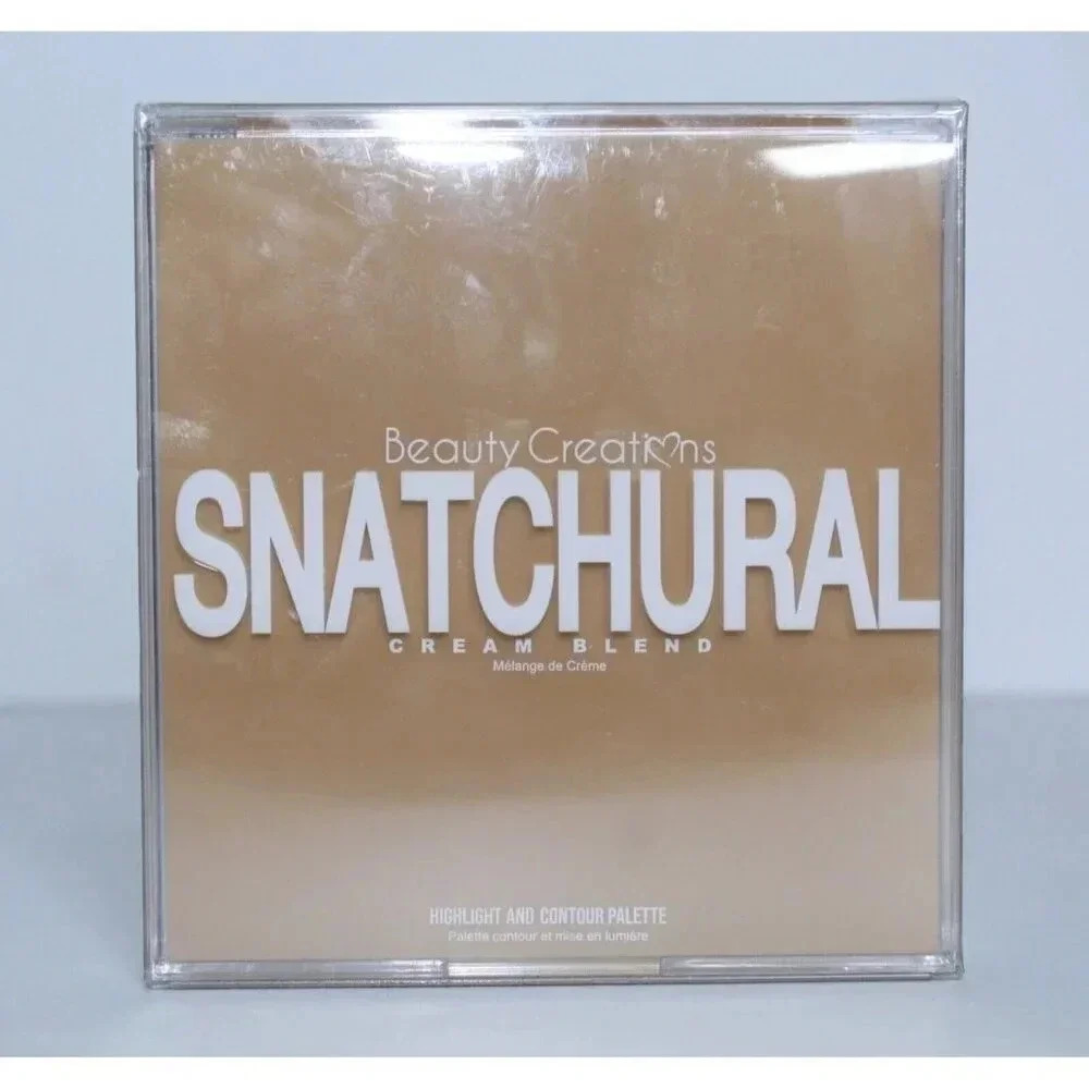Beauty Creations Snatchural Cream Blend Highlight &‎ Contour Palette Sand, NIB